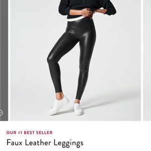 Spanx Faux Leather Leggings